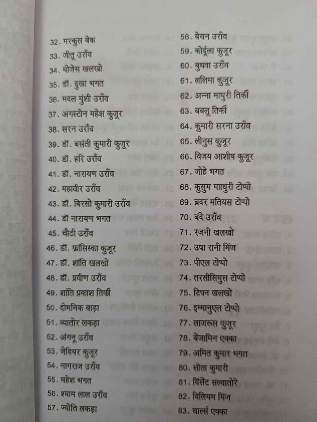 Oraon Sahityakar book