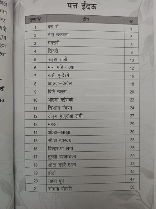 Ayang Kathdandi Kurukh Poetry Book